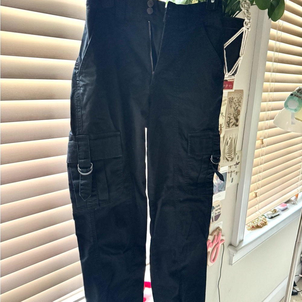 Women's Black Cargo Pants